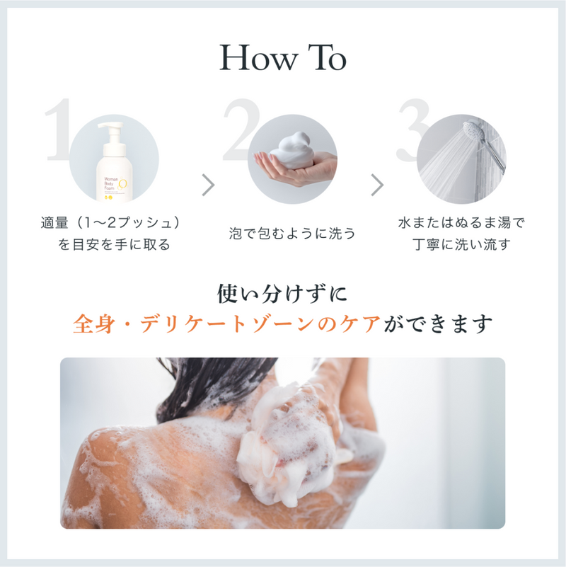 Woman Body Foam（ウーマンボディフォーム）【医薬部外品】