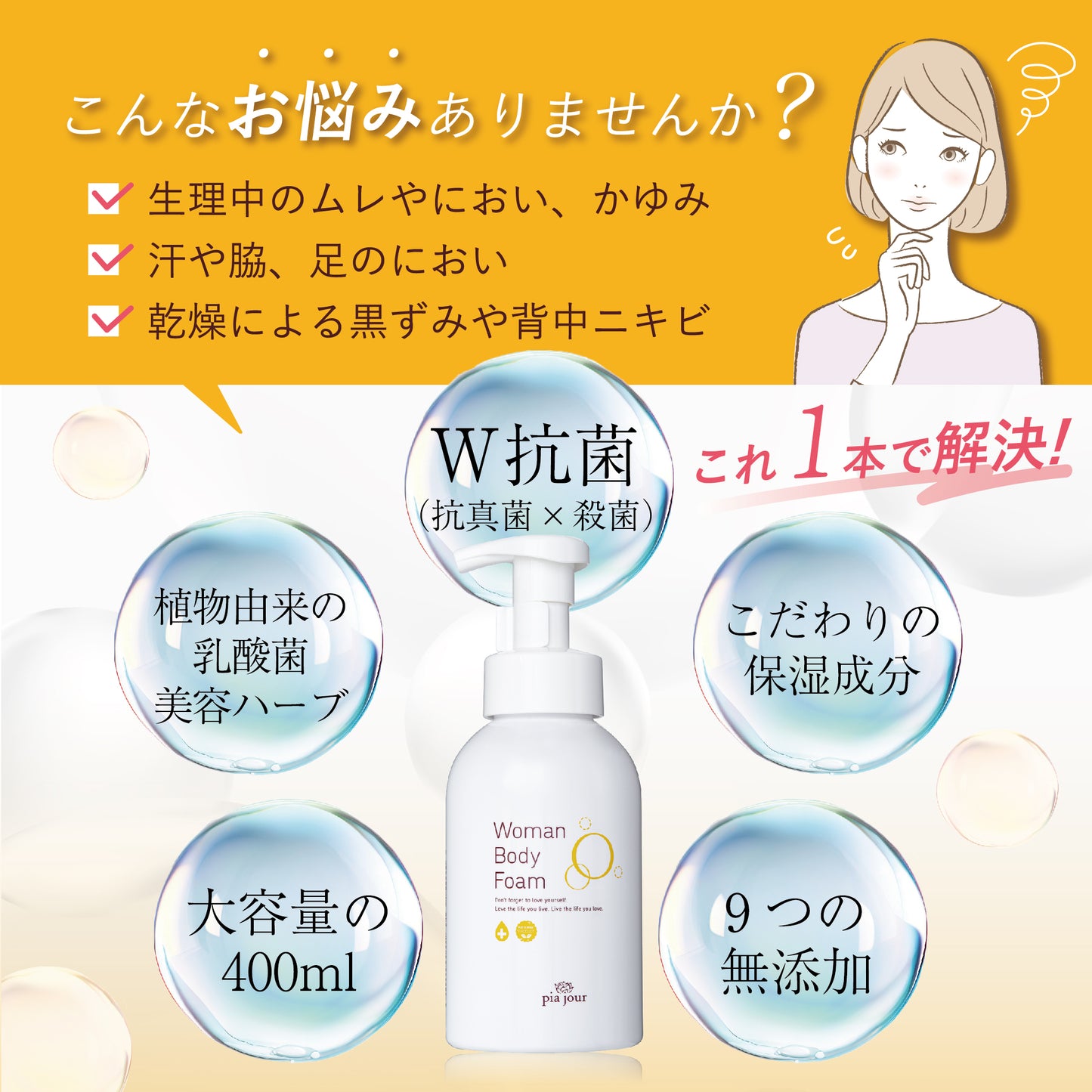 Woman Body Foam（ウーマンボディフォーム）【医薬部外品】